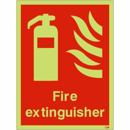 copy of Photoluminescent Fire Extinguisher Sign