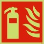 Photoluminescent Fire Extinguisher Sign