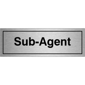 copy of Sub-Agent Door Sign 300mm x 100mm