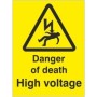 Danger Of Death High Voltage Electrical Hazard Sign