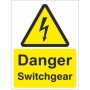 Danger Switchgear Electrical Hazard Sign