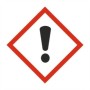 Caution Warning Label Sign with exclamation mark hazard pictogram