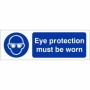Eye Protection Must Be Worn mandatory PPE safety sign