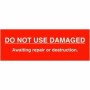 Do Not Use Damaged Scaffolding Tags safety sign