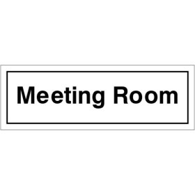 Meeting Room Door Sign