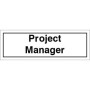 Project Manager Door Sign