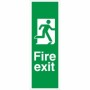 Fire Exit Running Man Right Sign with green and white emergency exit symbol
