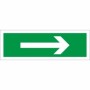 Arrow Right First Aid safety sign with right directional arrow on green background