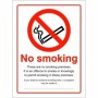 No smoking these are no smoking premises safety sign