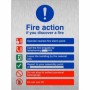 Buy Fire Action Notice Sign – Discover Fire | UK Trade Rates