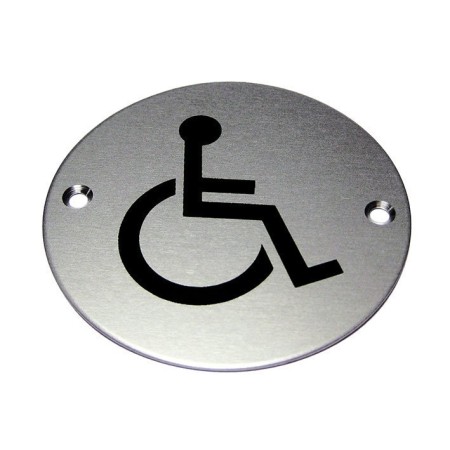Disabled Symbol Premier Door Sign with black wheelchair accessibility symbol