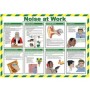 Noise at work hearing protection safety poster
