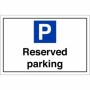 Reserved Parking Sign | Safety Signs UK