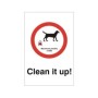 Clean It Up Maximum Penalty £1000 Sign | Safety Signs UK