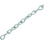 Zinc plated jack link chain for suspended hanging signs