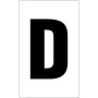  white letter D