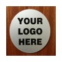 Custom door sign with personalised logo display