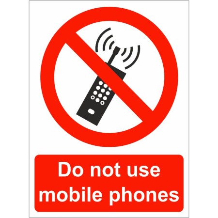 Do Not Use Mobile Phone Sign | Safety Signs UK