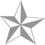 Star Glass Safety Sign for improving visibility of glass doors and windows