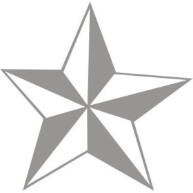 Star Glass Safety Sign for improving visibility of glass doors and windows