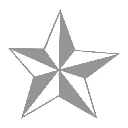 Star Glass Safety Sign for improving visibility of glass doors and windows