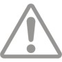 Glass Safety Triangle Caution Sign with exclamation mark for glazed surfaces
