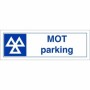 MOT Parking sign featuring MOT symbol and parking designation