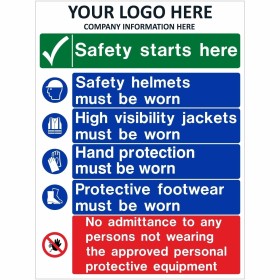 Site Entrance Site Safety Plant And Vehicles Sign