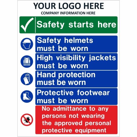 Site Entrance Site Safety Plant And Vehicles Sign