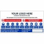 Children Must Not Play On This Site Multi Message Safety Board Sign