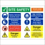 Danger Demolition In Progress Multi Message Safety Board - Branded