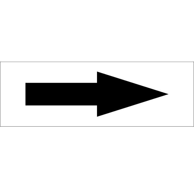 Right Arrow Sign 300 x 100mm