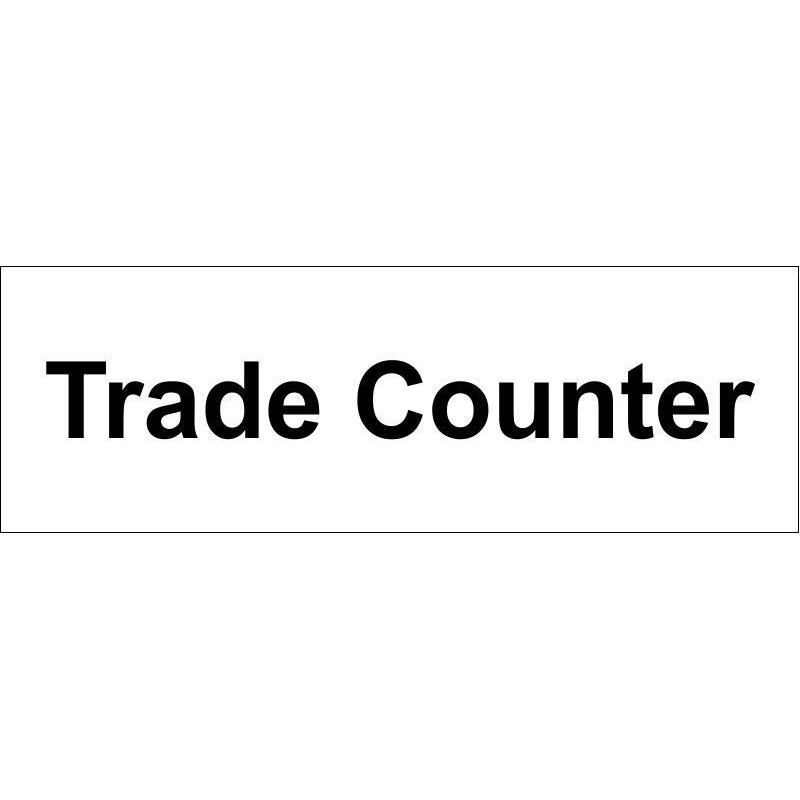 Trade Counter Sign 300 x 100mm