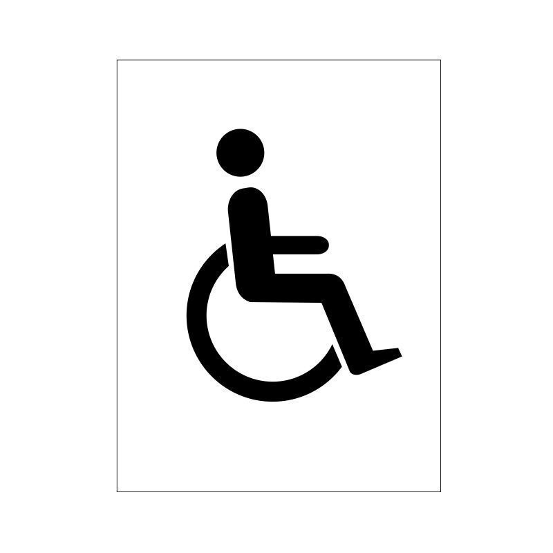 Disabled Sign 150 x 200mm