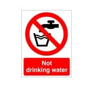 Not Drinking Water Sign