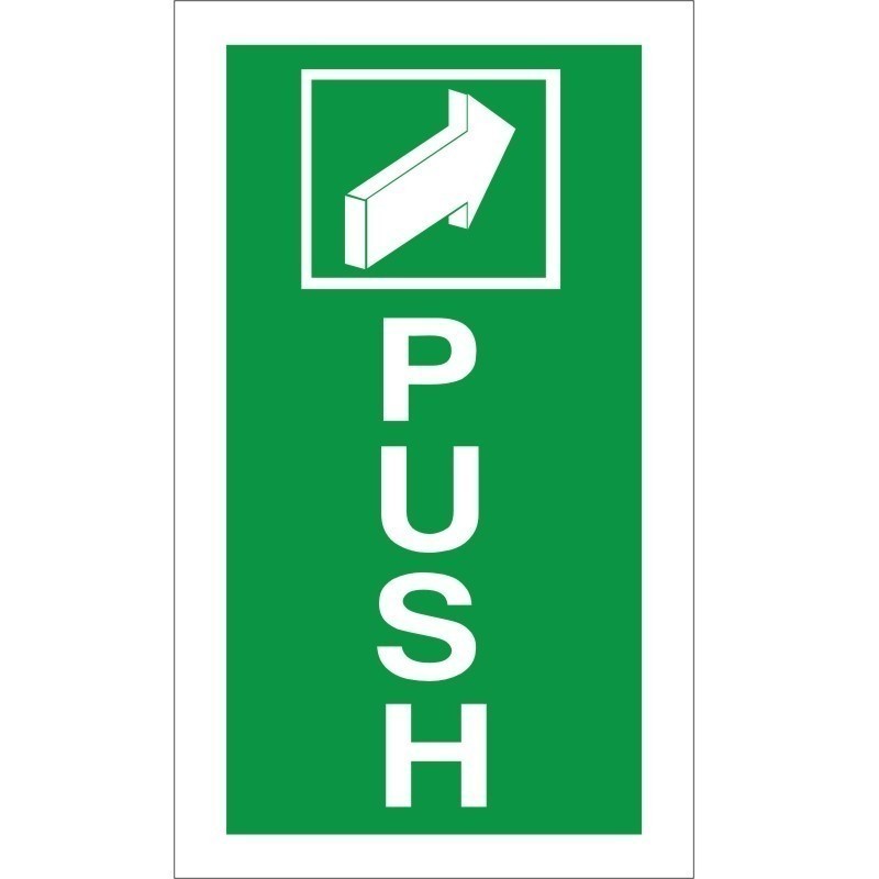 Push Instruction Sign