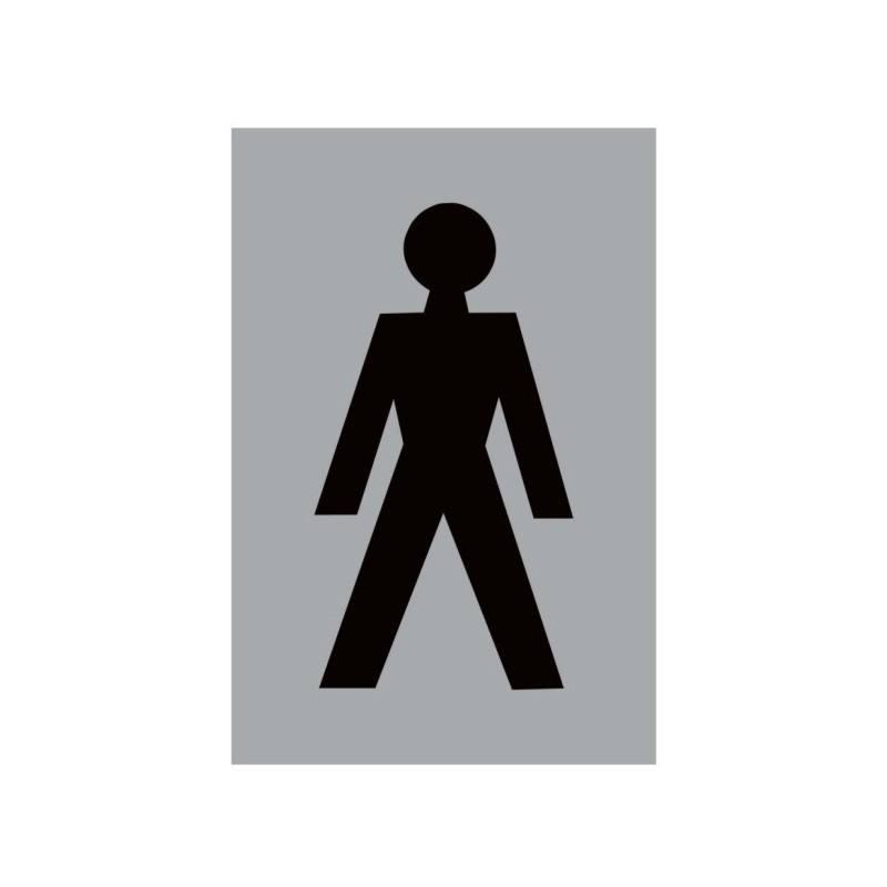 Aluminium Male Toilet Sign