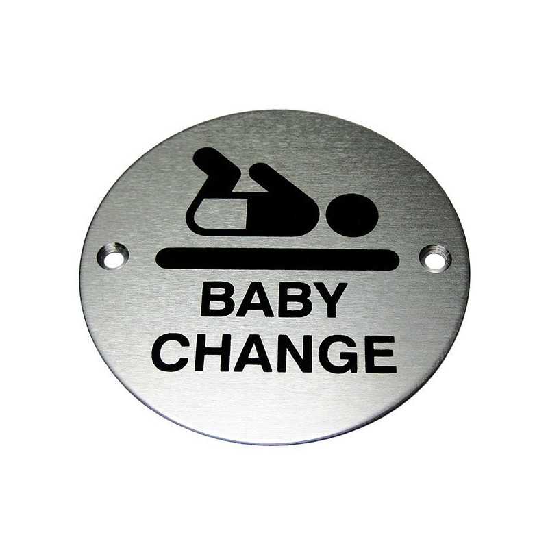 Baby Change Aluminium Sign