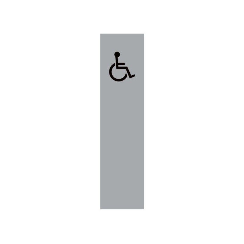 Aluminium Disabled Toilet Sign