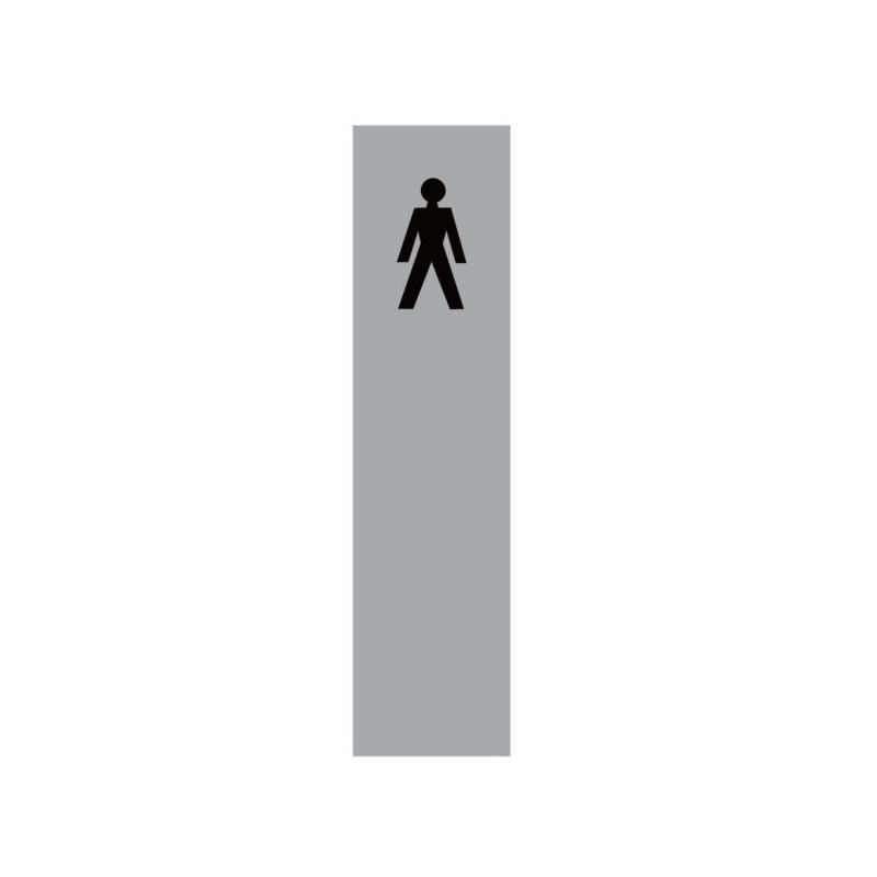 Aluminium Male Toilet Sign