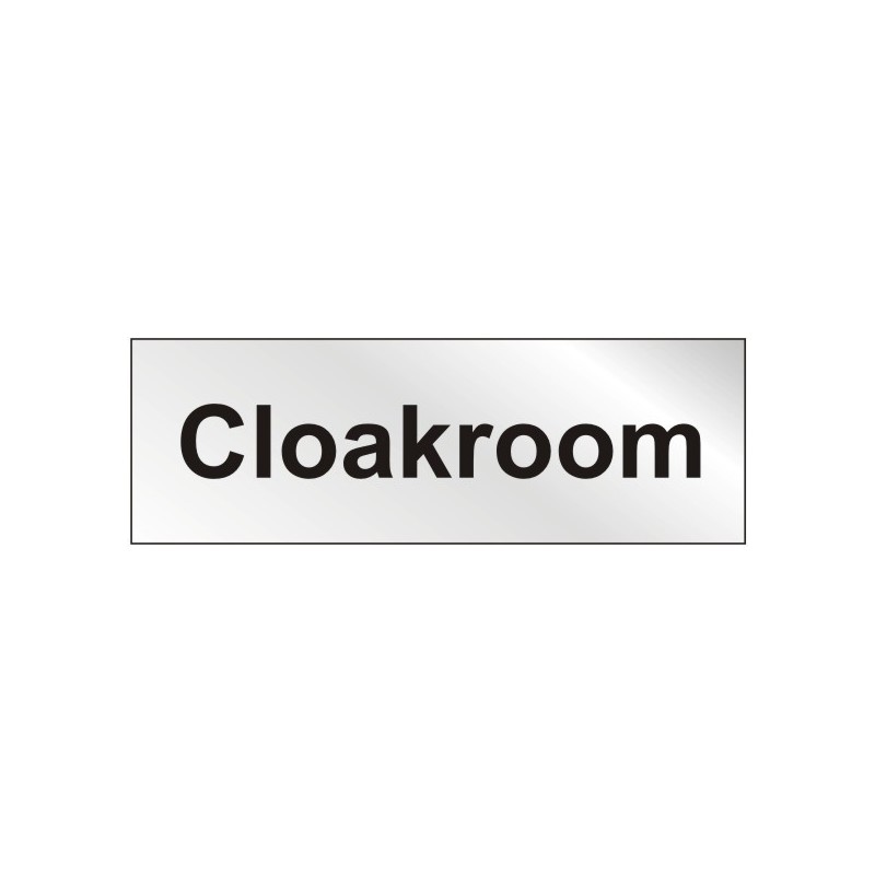 Prestige Cloakroom Sign