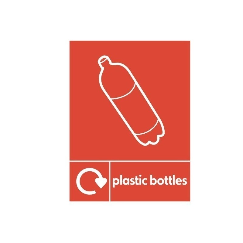 Plastic Bottles Recycling Sign 