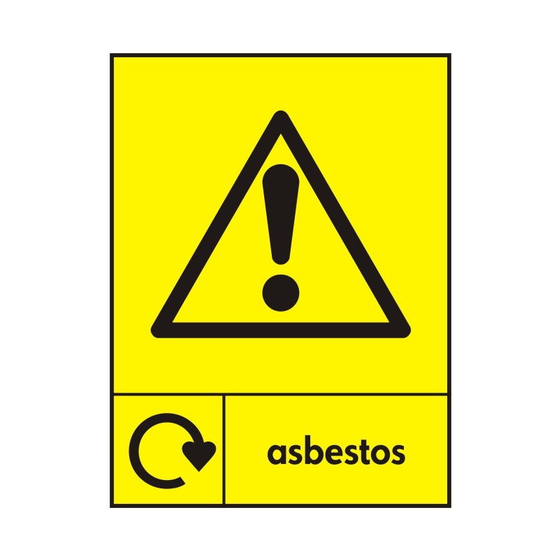 Asbestos Recycling Sign