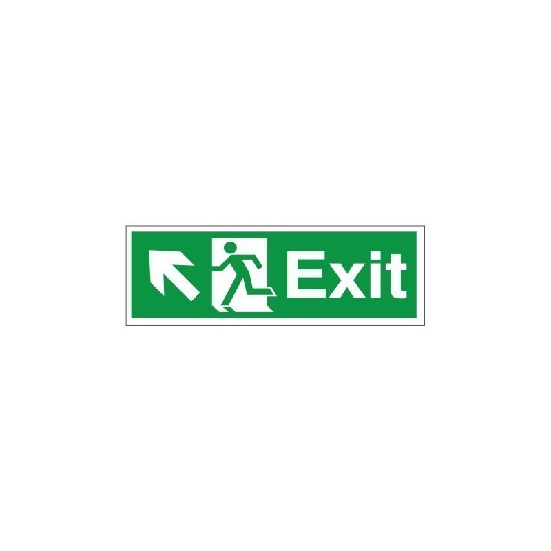 Exit Arrow Up Left Sign