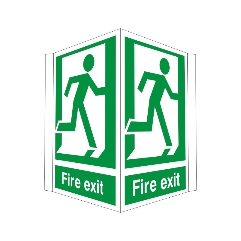 Fire Exit Projecting Sign