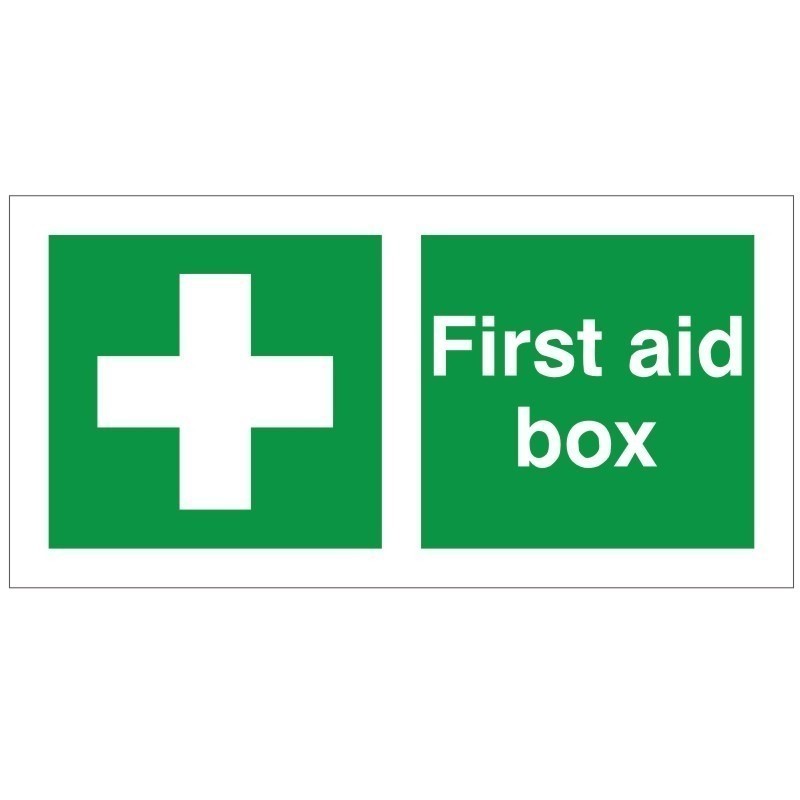 First Aid Box Sign