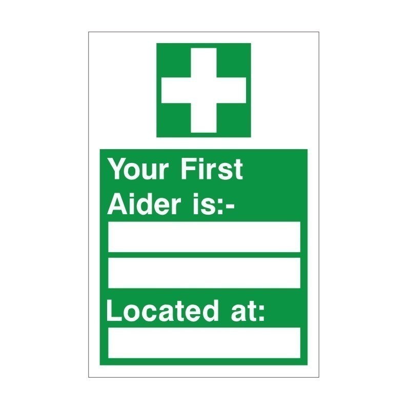 Your First Aider Is Sign