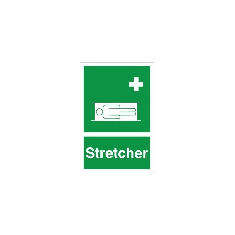 Stretcher First Aid Sign