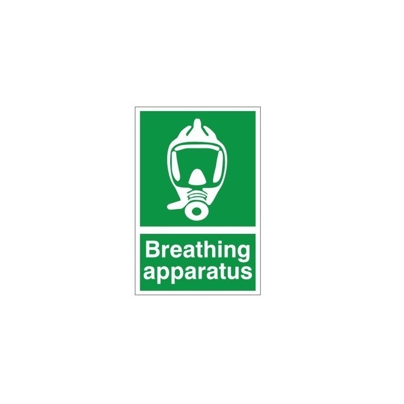 Breathing Apparatus First Aid Sign