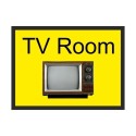 TV Room Dementia Sign 300 x 200mm